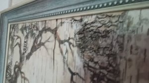 В мастерской художника Хомрачёва Александра. Автор рассказывает о бересте