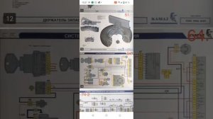 КамАЗ плакаты по устройству автомобилей цветные
