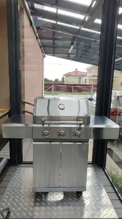 Газовый гриль ARO. Краткий обзор. Почему отказались от угольного.