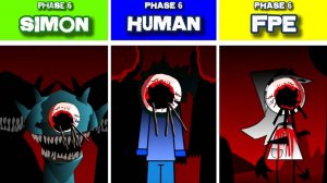INCREDIBOX SPRUNKI PH6 👨🎤⚡ | ALL SIMON vs FPE vs HUMAN EDITION! 🤯 КТО ВАШ ФАВОРИТ?