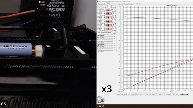 Ampace JP30 разряд током 20 А