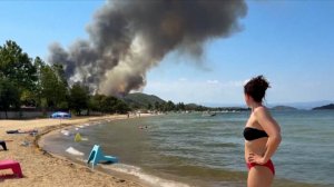 Лесные пожары охватили Испанию