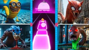 Миньон, НАПРИМЕР, Кот-паук, Соник, Паук-червяк, Тайлз-хоп и ЭДМ-Раш