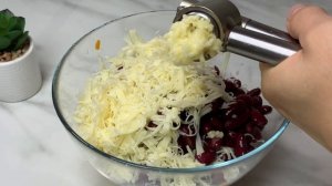 Салат. Беру БАНКУ ФАСОЛИ И ГОТОВЛЮ ЗА 5 минут из простых продуктов!