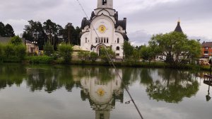 ЧТО ЗА РЫБА?! Новая локация, пруд у церкви! #хобби#рыбалка#fish#fishing#природа#отдых#рыба#красота