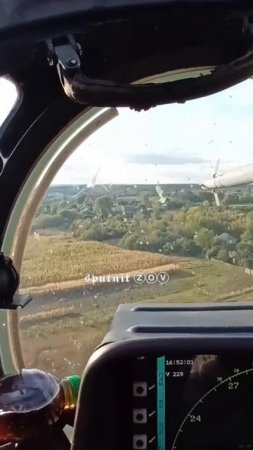 Боевые вертолеты Ми-35М в зоне проведения СВО.