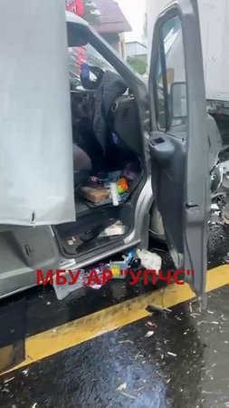 В Аксае столкнулись два большегруза.