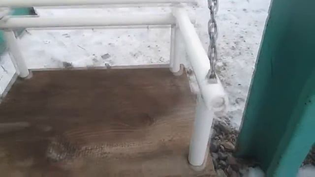 Как сделать качели. Качели из пвх трубы. смотреть онлайн