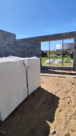 Дом 150 м2/ Строительство. Обзор #стройка #construction #кладка