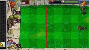 plant vs zombie уровень 5 (растения против зомби)