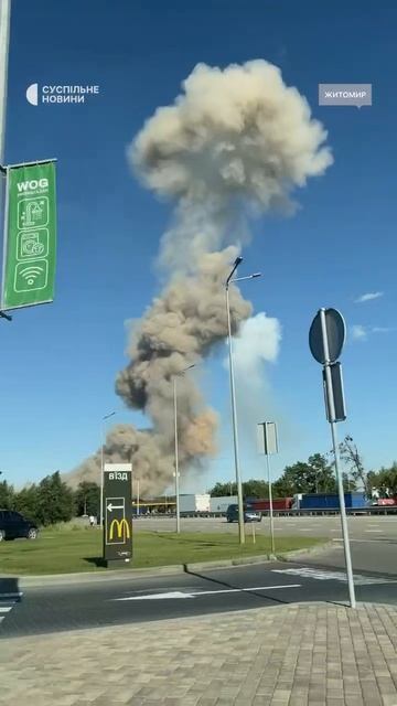 Житомир - на воздух взлетело промышленное предприятие в селе Березина.