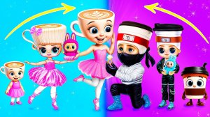 Лабубу кукла стала мамой! Поделки и идеи для ЛОЛ ОМГ