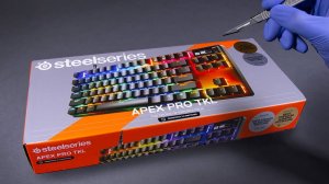 Распаковка гипермагнитной игровой клавиатуры SteelSeries Apex Pro TKL 3-го поколения