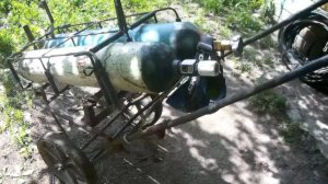 Газосварка ЖКХ. Сварочная тележка для баллонов 10 литров