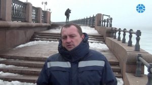 Спасатели Волгоспас проводят Урок безопасности на  льду