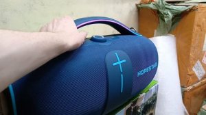 HOPESTAR A86 СИНЕГО ЦВЕТА BLUE 450 Ватт с Беспроводным Микрофоном 🔥 Видеоотчет г. Краснознаменск ✅