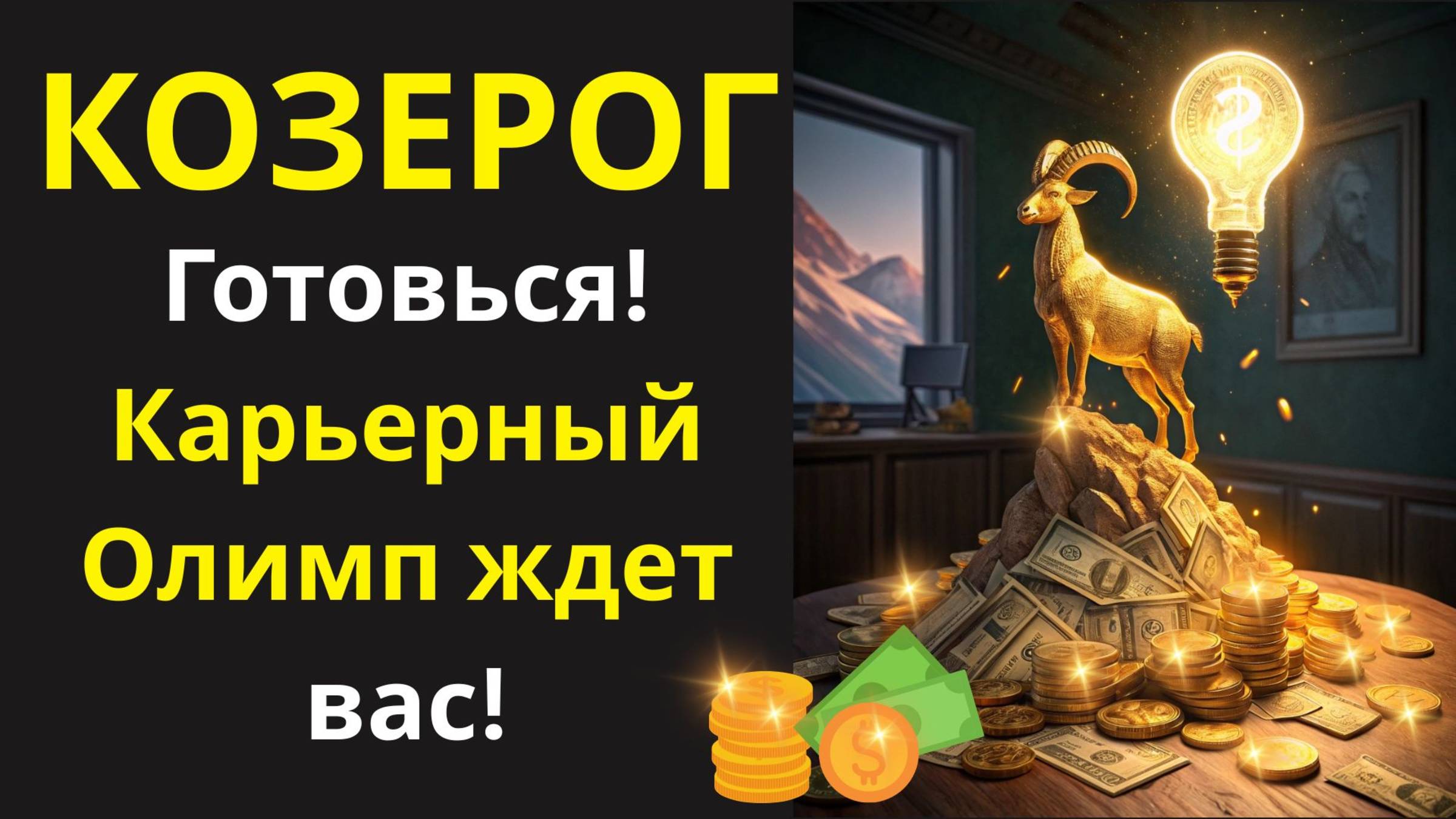 🤑 Шагните в будущее: ваша карьера превзойдет все ожидания, Козерог!💰