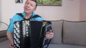 Март 2023. Мои первые шаги в самообучении игре на баяне . На побывку едет молодой моряк.