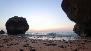 Timelapse. Sunrise. The Red Sea