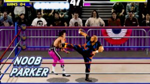 WWF WrestleMania The Arcade Game - Bam Bam Bigelow 1995 4K ретро аркада