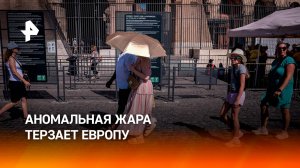 Жара терзает Европу: от аномальной погоды умирают люди / РЕН Новости