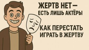 💥 Жертв нет — есть актеры! Как перестать играть роль жертвы?