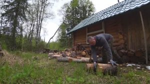 Поход до таёжной избы. Быт в тайге. Гречка на костре.