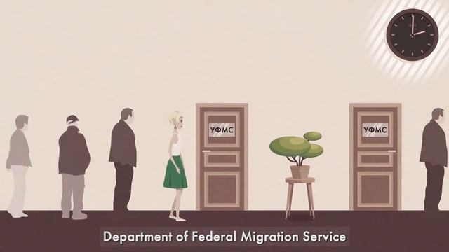 Анимационный ролик для МФЦ "Получение загранпаспорта" смотреть онлайн