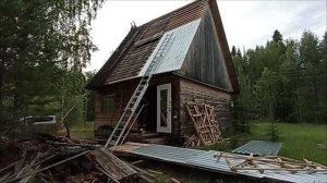 укладка железа на крышу