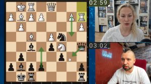 WGM Мария ФОМИНЫХ против Евгения ШУВАЛОВА — Блиц с интригой до последнего хода!