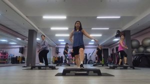 СТЕП АЭРОБИКА ЦЕЛАЯ ТРЕНИРОВКА / STEP AEROBICS