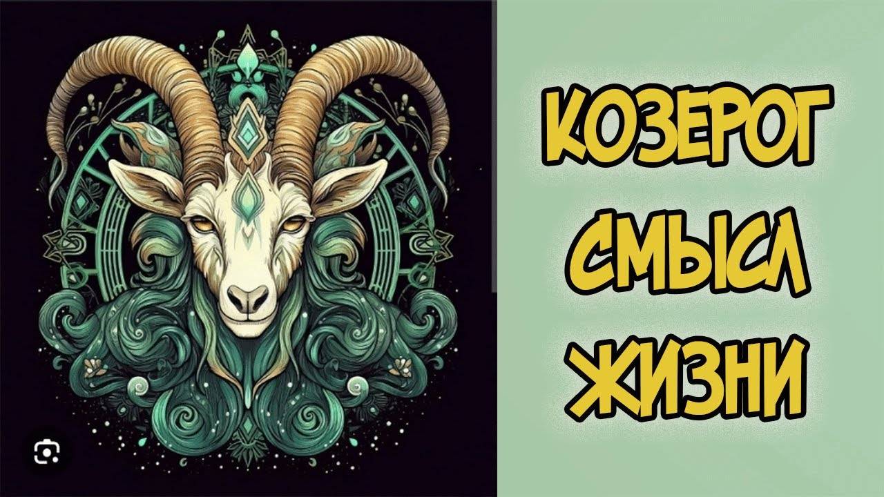 КОЗЕРОГ Смысл Жизни