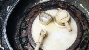 Установка погружной модуль бензонасос Хундай Гетц (часть3)