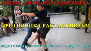 ПРОТИВНИКА РАСТАСКИВАЕМ , как жёсткую ферму ... Видео с ЕЖЕГОДНОГО семинара в Крыму ( 10 дней ) .