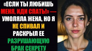 «Если любишь меня, спи!» — умоляла жена, поэтому я не спал и раскрыл ее секрет