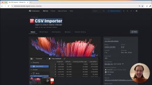 Blender CSV Importer