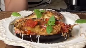 Вкусное блюдо из баклажанов...🍆🍽😋    Рецепт в описании ✍️