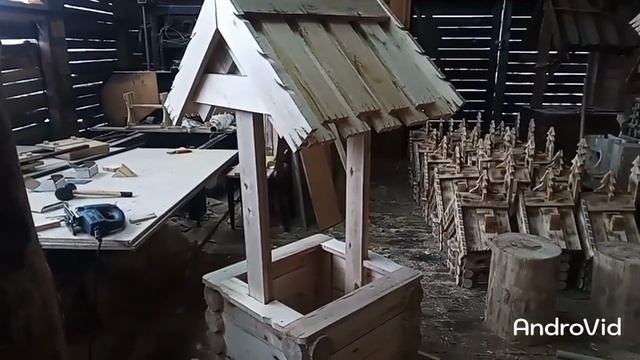 Декоративный колодец своими руками за один день