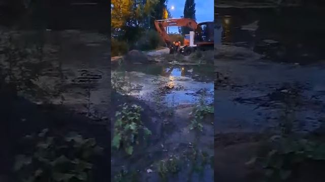 По улице Циолковского, это ВАИ, уже 4 года не могут закончить ремонт водопровода. Всё разрыто.