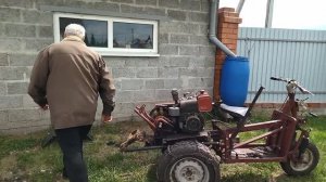 Окучивание картошки мультитрактором