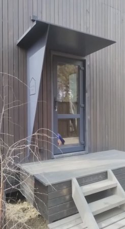 Козырек из металла