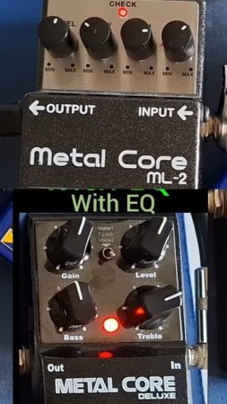 Сравнение металкор педалей #металкор #bosspedal #bosspedals #nux #metalcore #метал #педали #акрида
