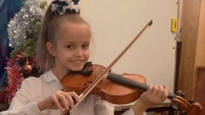 Кастусева Ксения. Школьный зачет по скрипке. 4 класс. 21.05.2025