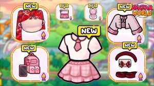 НОВИНКА! 🌟 ОТКРОЙ СУПЕР ВИШНЁВУЮ ШКОЛЬНУЮ КОЛЛЕКЦИЮ В AVATAR WORLD! 🌈