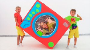 Влад и Ники помогают своим друзьям - лучшие истории для детей!