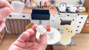 Mini kitchen set installation Re-ment ASMR