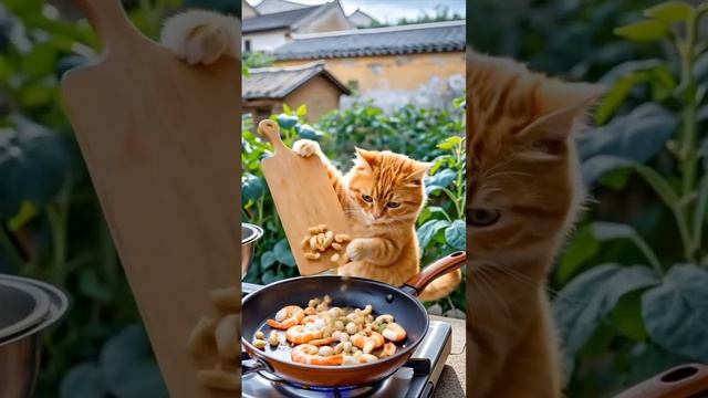 Котик и Креветки: Секреты Кулинарии"😋😋#КотикИКреветки
#СекретыКулинарии
#КреветкиОтКотика
#КотикНаКу