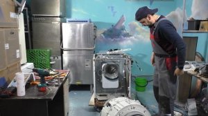 Замена подшипников в стиральной машине LG без спец инструмента