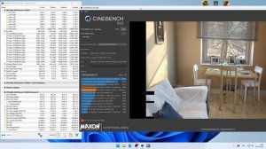 Тест стабильности системы в Cinebench R23