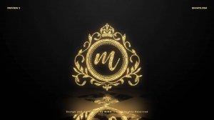 Интро Luxury Logo. Заставка для вашего логотипа и текста Монтаж видео на заказ. Пример